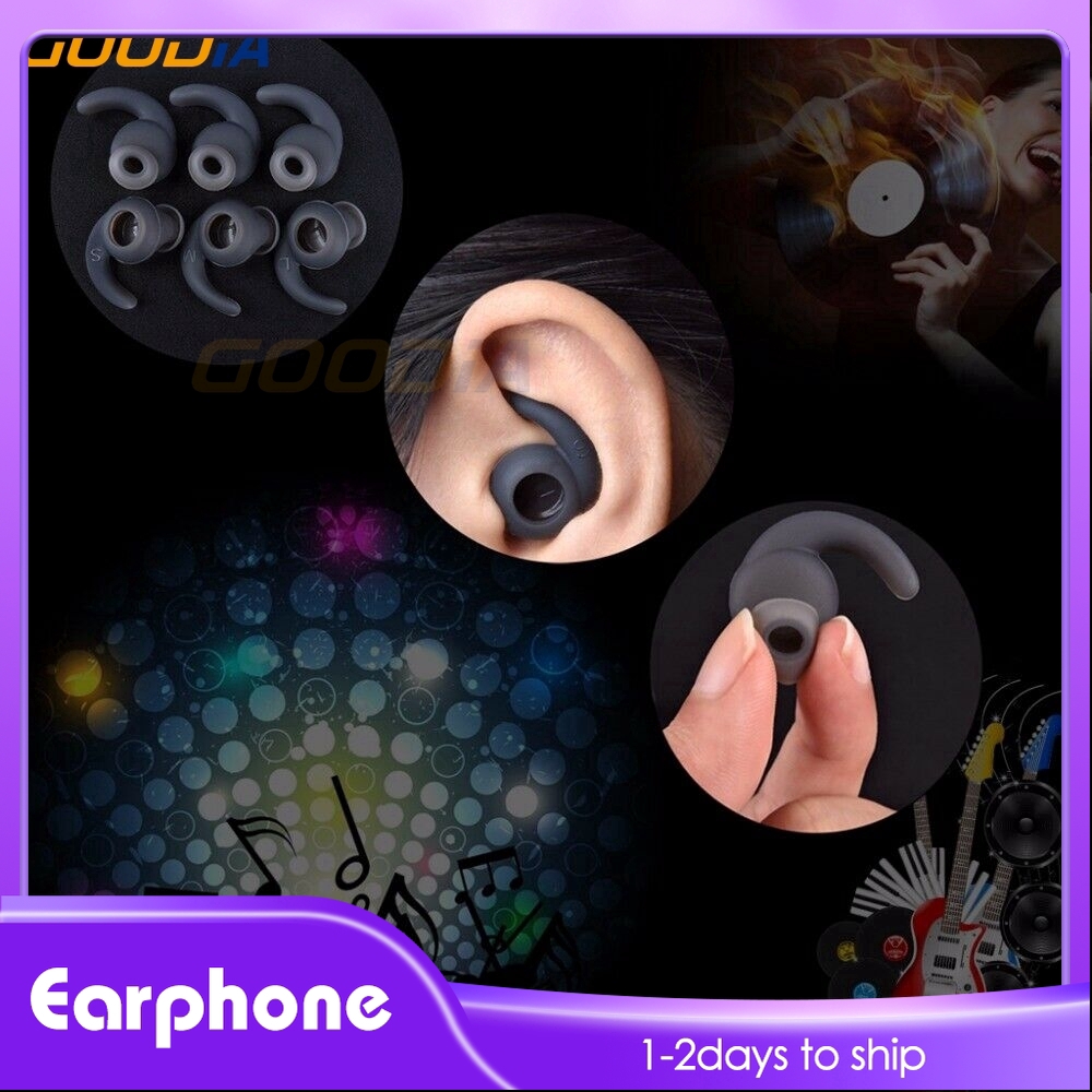 Set 3 Cặp Nút Silicon Thay Thế Cho Tai Nghe Nhét Tai