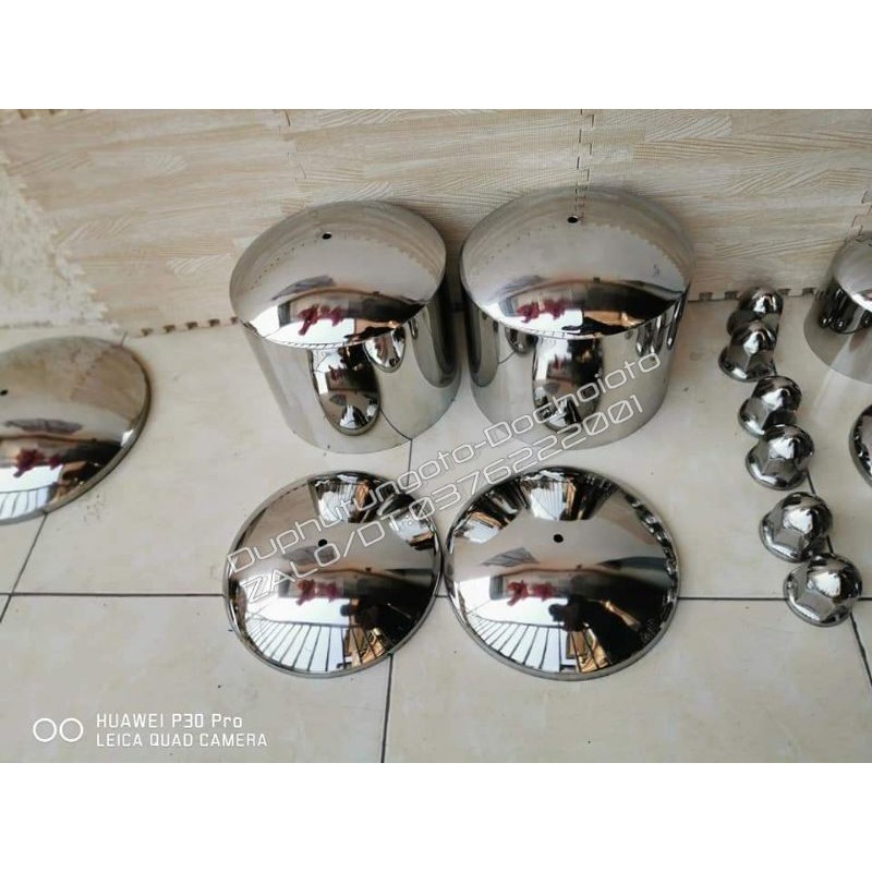 Chụp láp bánh xe, chụp đầu láp INOX