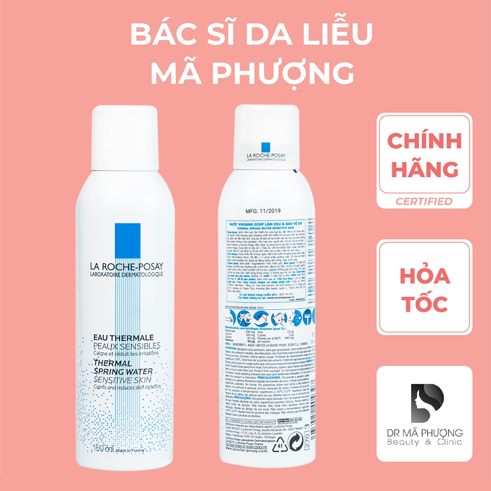 Xịt khoáng dành cho da nhạy cảm La Roche-Posay 150ml