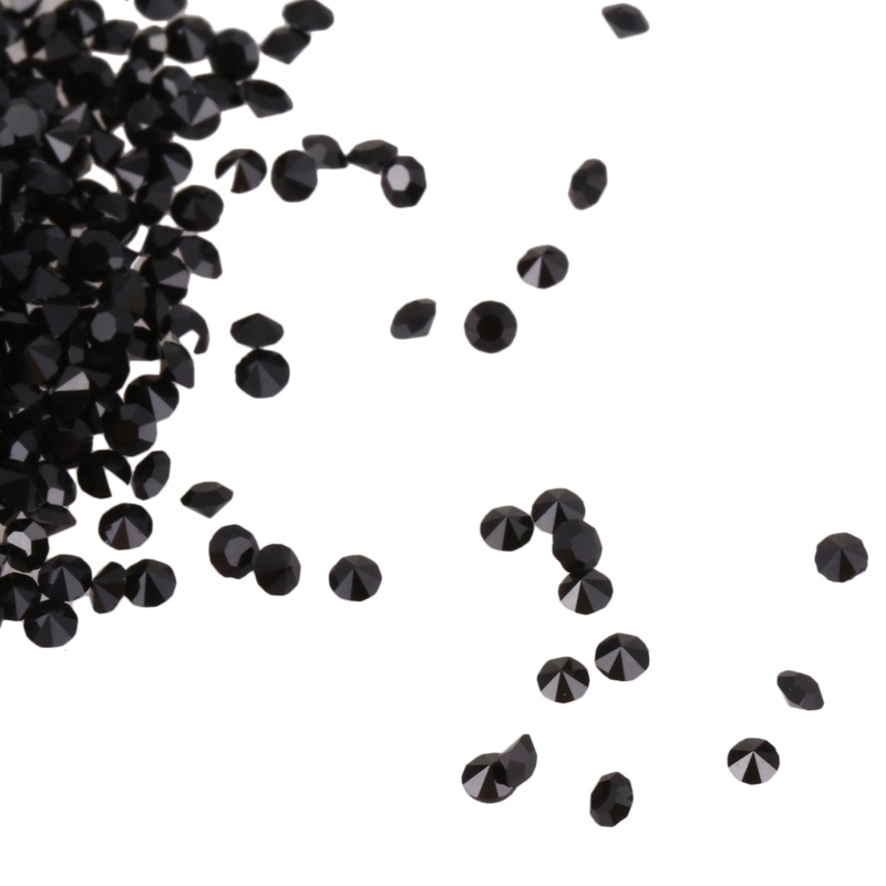 Bộ 1440 Viên Đá Pha Lê Nhỏ Màu Đen Đính Kim Cương Pha Lê DIY