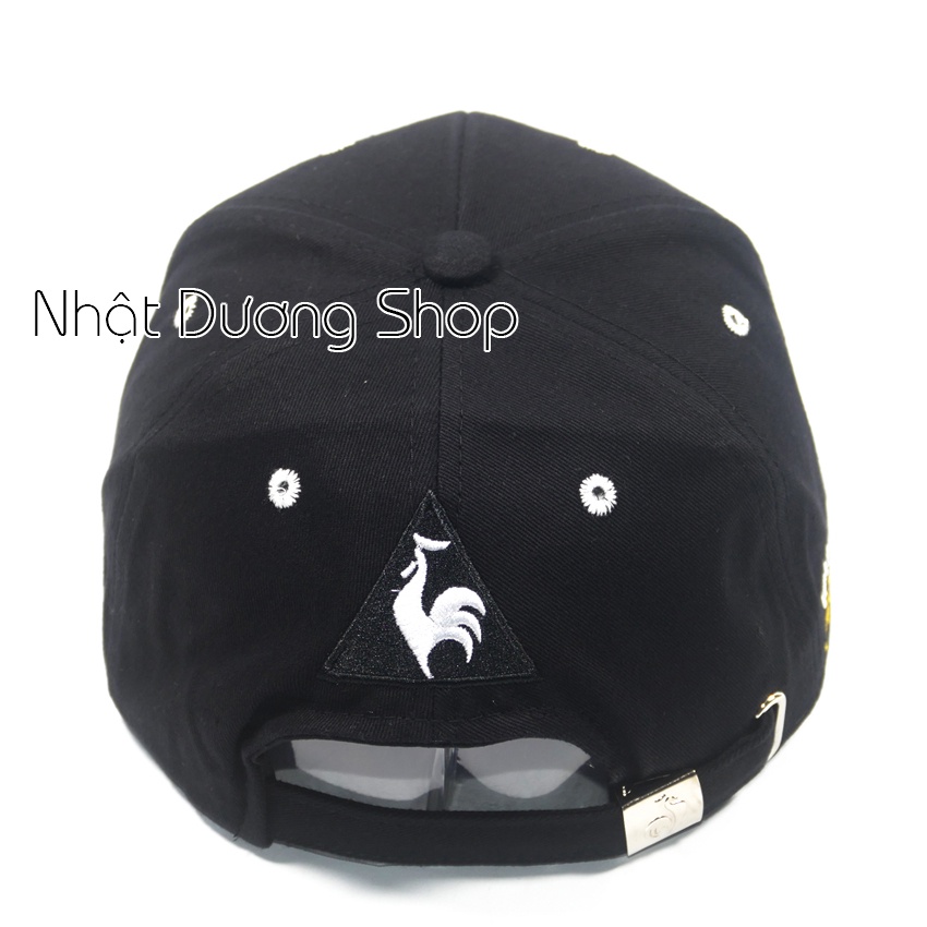 Nón kết KaKi thêu hình Con Gà kiêu LE CO SPO cao cấp, khóa gài - Kiểu dáng thời trang cá tính thích hợp cho mọi người