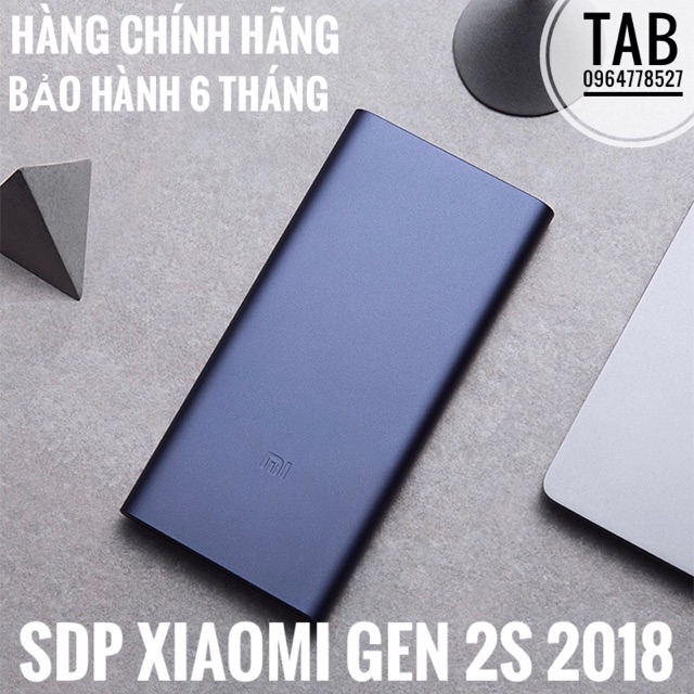 Sạc Dự Phòng Xiaomi Gen 2S 2018 10000mAh - Chính Hãng