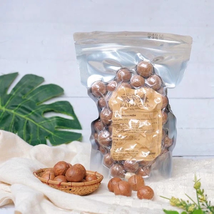 Hạt macca nứt vỏ sấy nguyên vị eatclean healthy xuất xứ daklak rất tốt cho sức khỏe đặc biết trẻ em và phụ nữ mang thai
