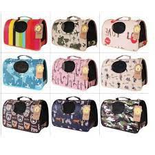 Túi vận chuyển chó mèo hình họa tiết  - giao ngẫu nhiên