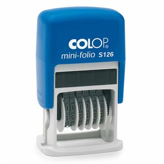 Con dấu 6 số liền mực (Colop S126)