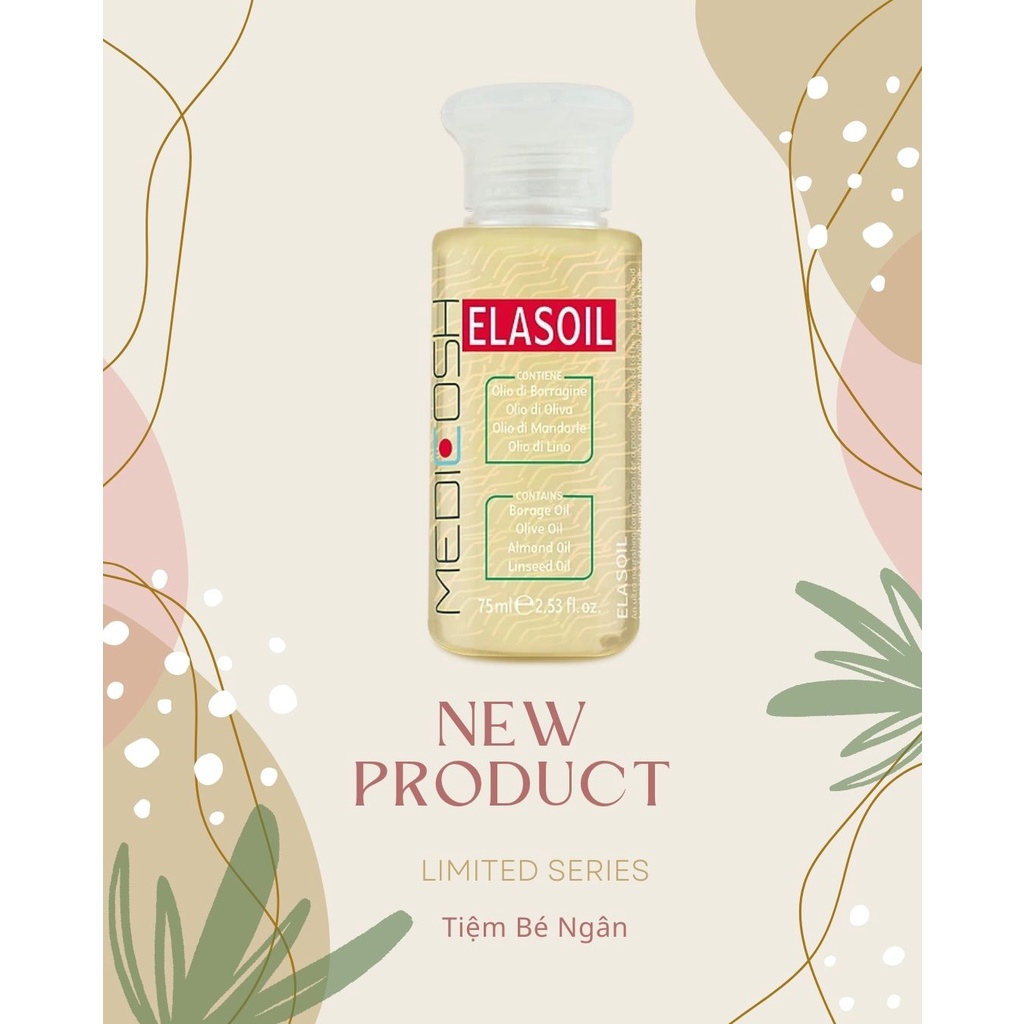 Dầu Rạn Da Cho Bà Bầu, Sau Sinh Medicosh Elasoil 75ml