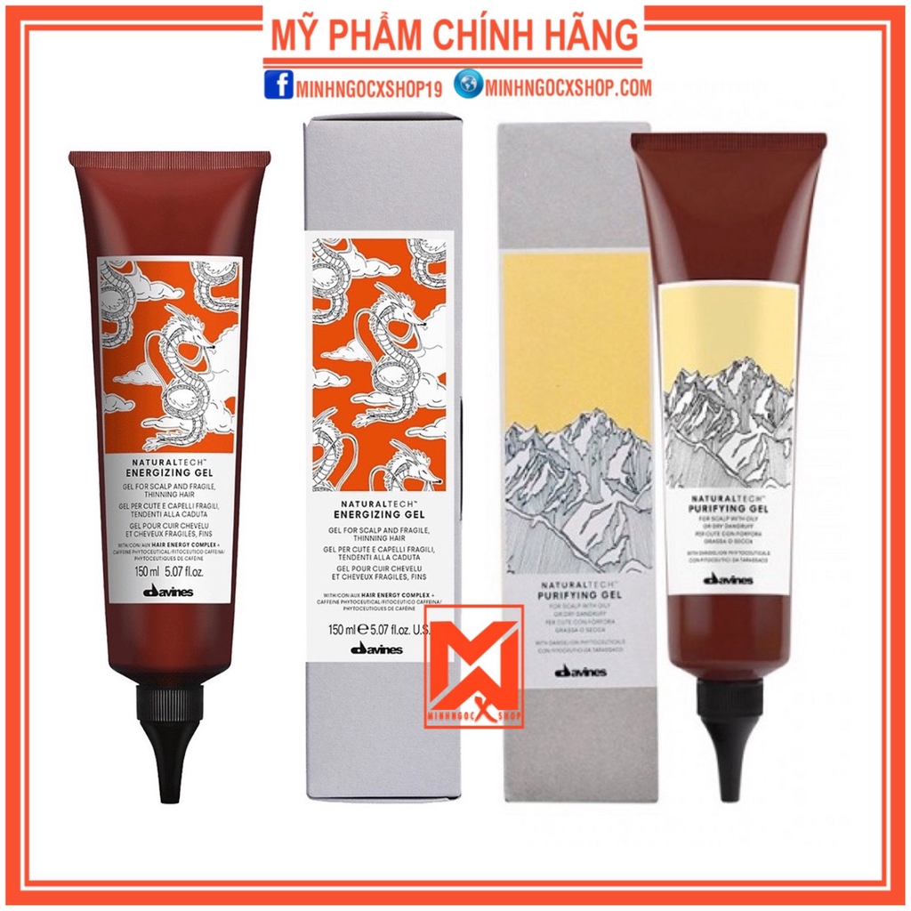 Gel chống rụng - Gel chống gàu DAVINES 150ml chính hãng