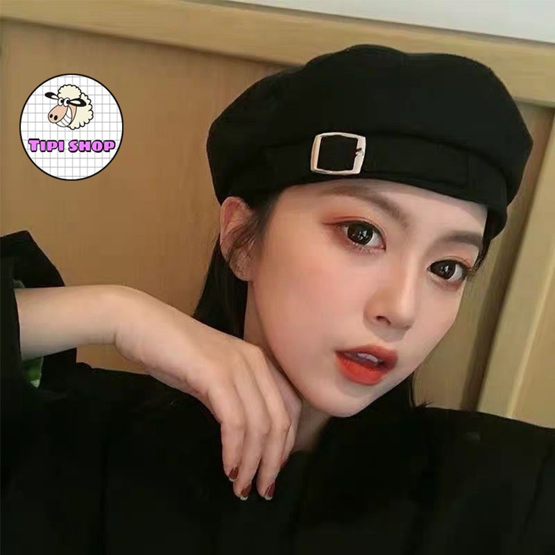 Mũ beret cao cấp phối khóa Artist