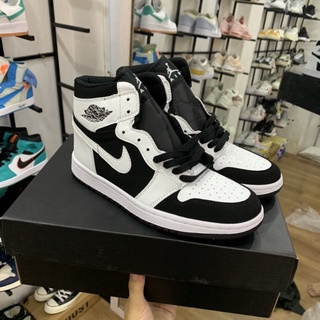 Giày thể thao sneaker JD Trắng Đen cổ Cao hight full size nam nữ