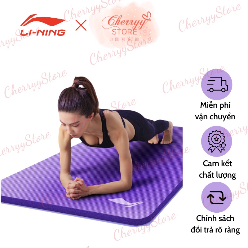 [Sẵn] Thảm Tập Yoga LiNing Chính Hãng - Thảm Tập Gym, Yoga Tại Nhà - Thảm Cho Người Mới Bắt Đầu