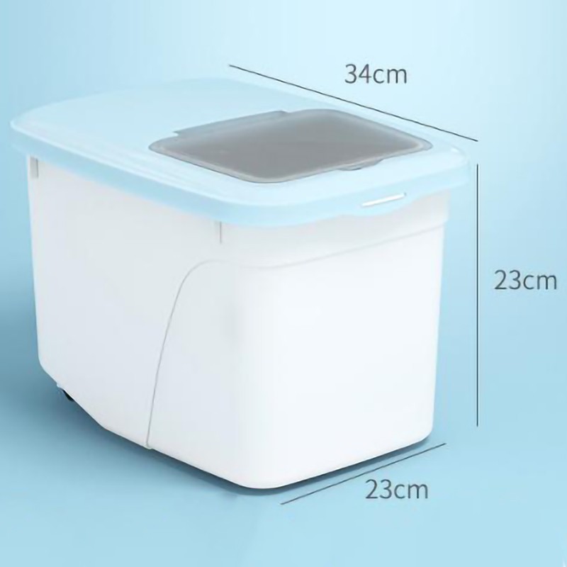 Hộp Đựng Gạo 10kg Có Bánh Xe Tiện Lợi