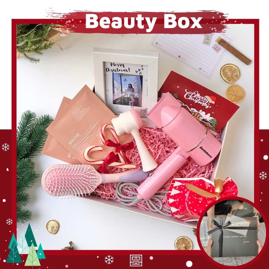 [TẶNG KHUNG + IN ẢNH] Quà giáng sinh Beauty Box Teamo - Set quà làm đẹp cho người thương yêu dịp noel ấm áp này