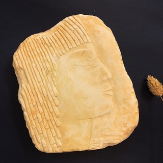 Phù điêu Cleopatra thạch cao, treo tường, trang trí nhà cửa cực chất
