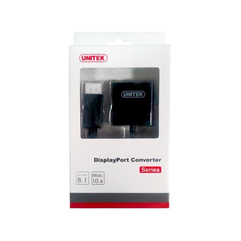 Cáp chuyển Unitek Y-5118E (DisplayPort to VGA)