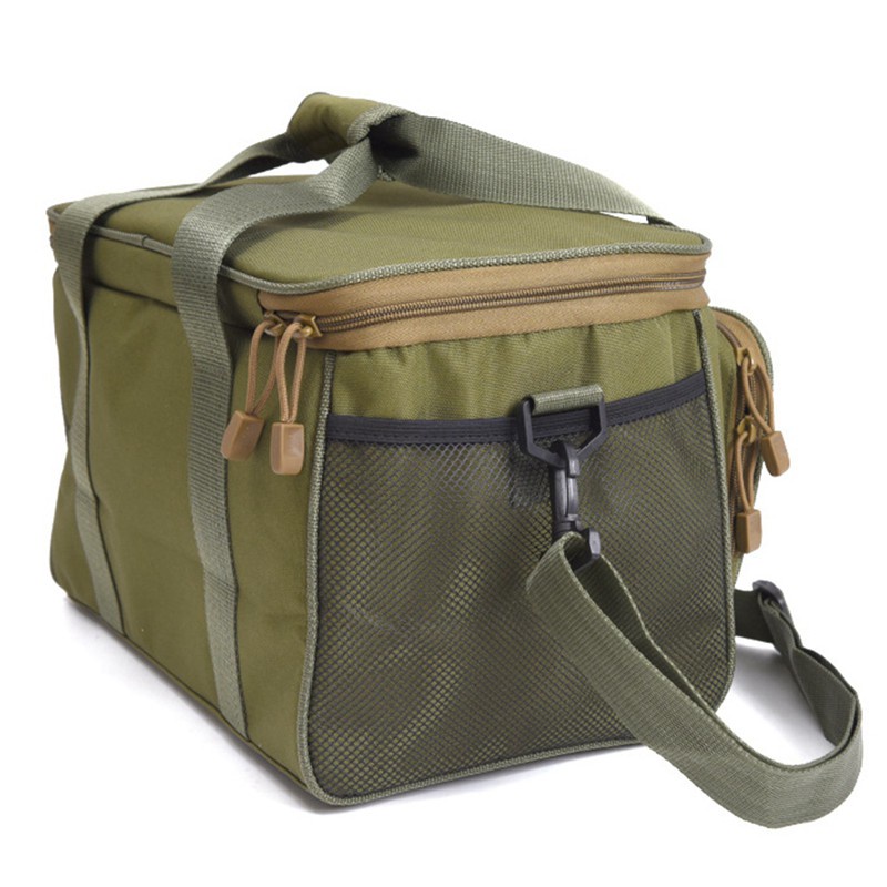 LEO Outdoor Fishing Bag Waterproof Oxford Cloth Waist Shoulder Messenger Fishing Tackle Reel Lure Camera Storage Bag A