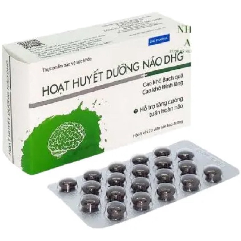 Hoạt huyết dưỡng não DHG - loại 60 viên và 100 viên