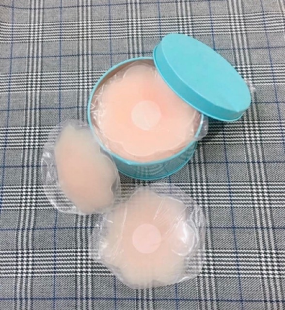 Hộp Silicon dán nhũ hoa - 10 miếng