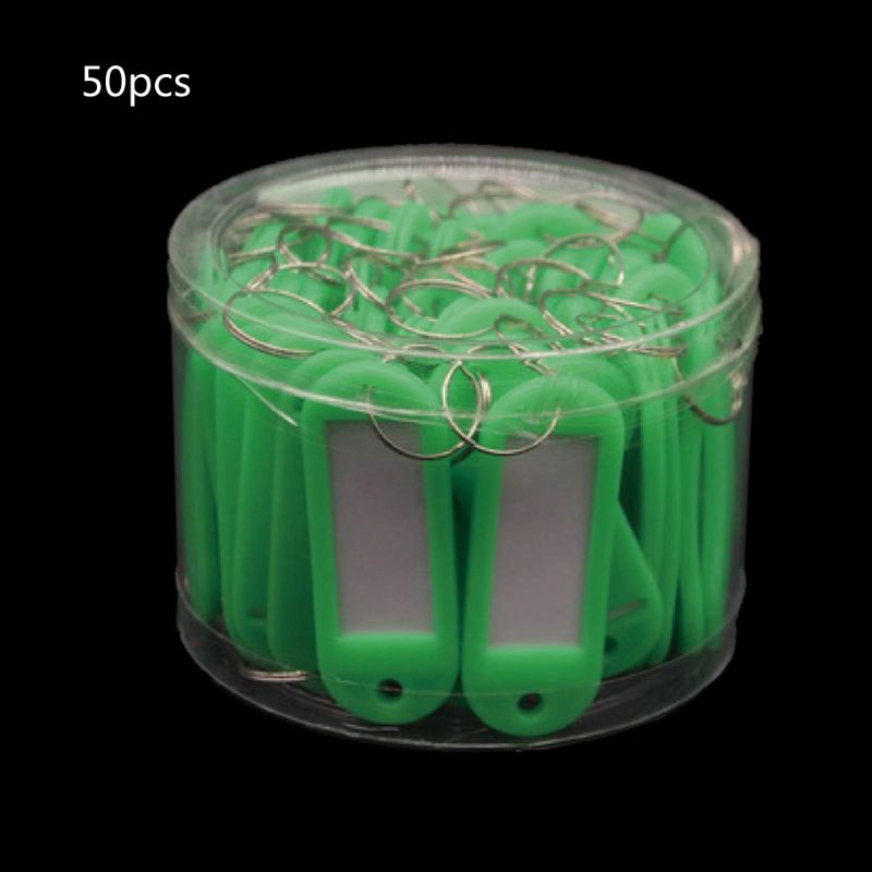 Set 50 Thẻ Tag Hành Lý Bằng Nhựa Tiện Dụng