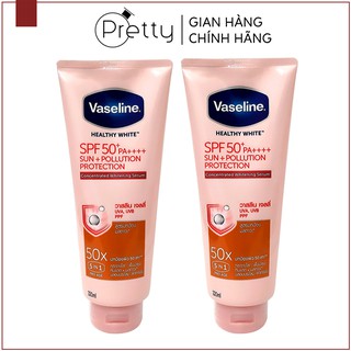 Sữa dưỡng thể Vaseline Perfect Serum 50X 320ml, kem trắng da nhập khẩu chính hãng