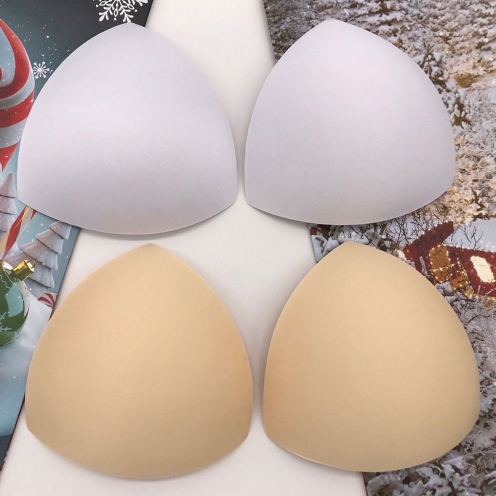 1 Cặp mút nâng ngực mềm mại hình tam giác có thể tháo rời cho nữ
