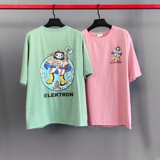 Áo Thun Tay Lửng Unisex ELEKTRON