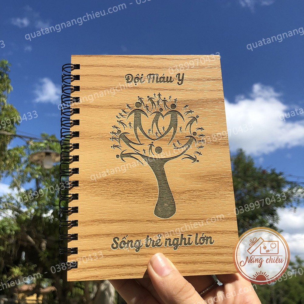Sổ ghi chép_ Sổ tay xinh xắn khắc nội dung theo yêu cầu