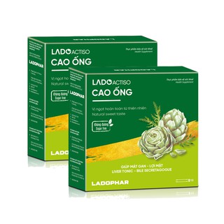 Combo 2 hộp Cao Ống Atiso Ladophar Vị Ngọt Tự Nhiên - Hộp 10 ống 10ml/ống