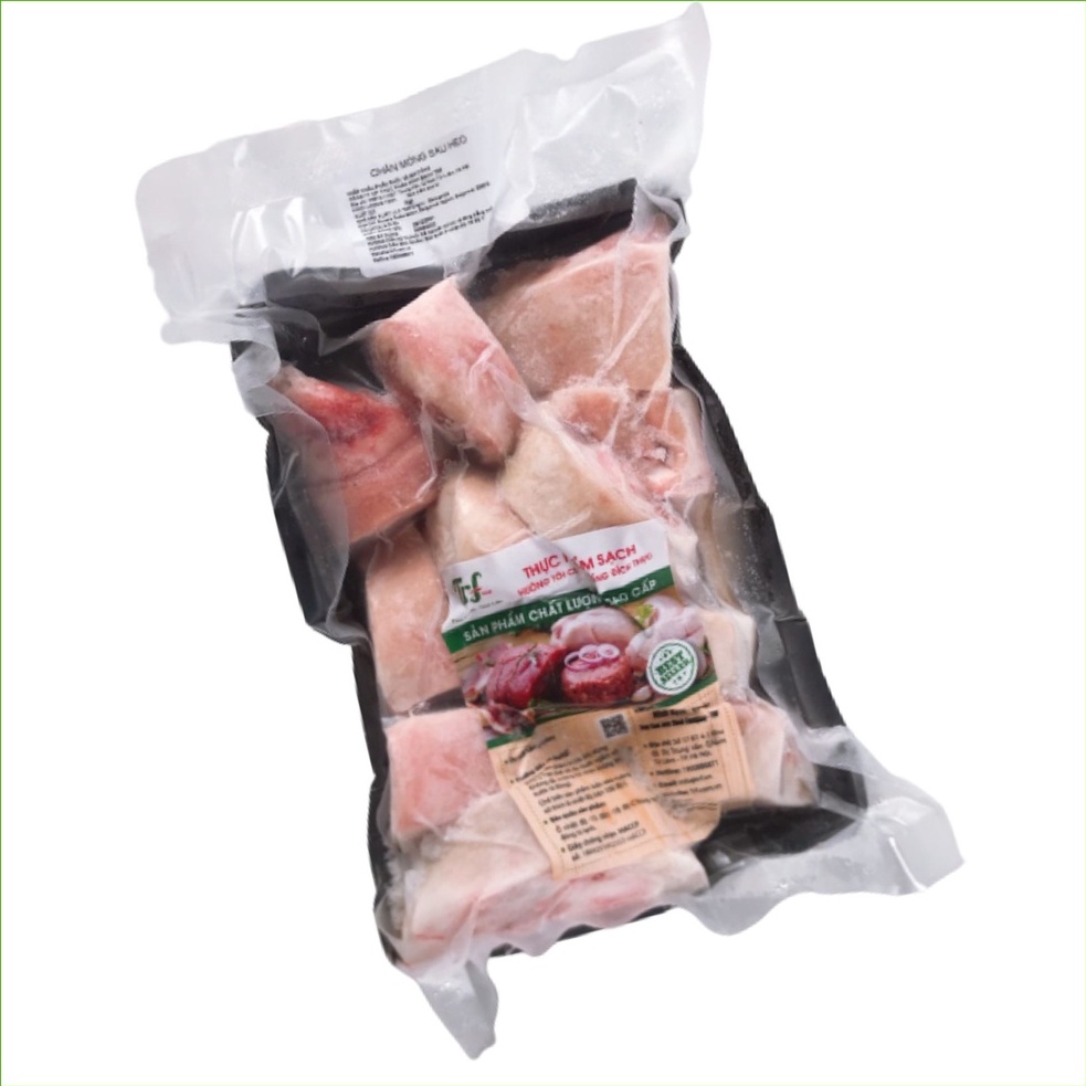 Móng heo cắt sẵn nhập khẩu Truefood khay 500g làm món hầm, luộc, xào, giả cầy,... [HN ship hỏa tốc]