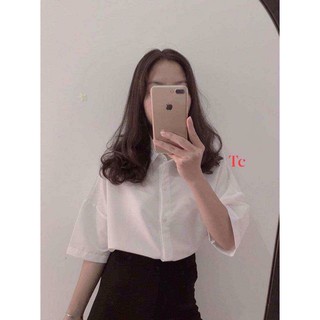 ☘☘(CÓ SẲN )Sơ mi trắng 1 túi (KÈM ẢNH THẬT)