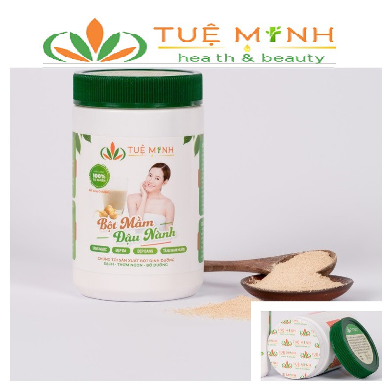 1Kg Mầm đậu nành nguyên xơ Tuệ Minh xưởng nhà làm có đủ giấy ATVSTP 2 hộp như hình | BigBuy360 - bigbuy360.vn