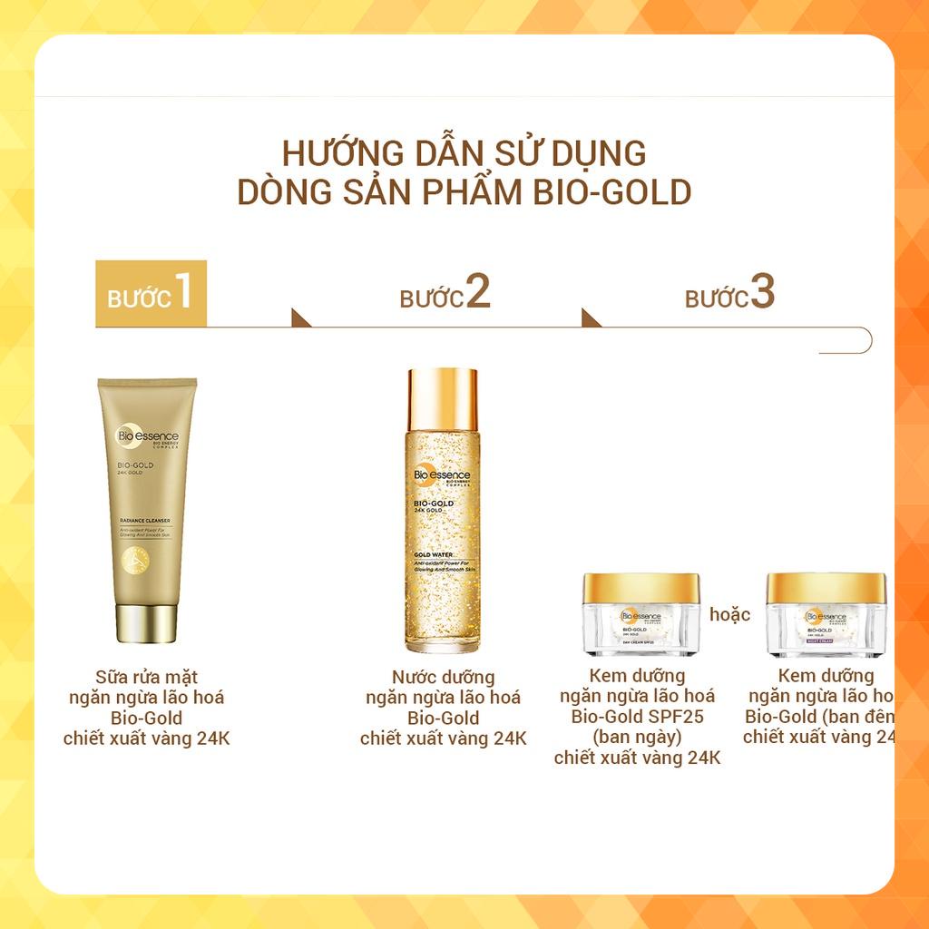 [Freeship] [ HOẢ TỐC] SỮA RỬA MẶT BIO ESSENCE TINH CHẤT VÀNG 24K CHỐNG LÃO HÓA 100G