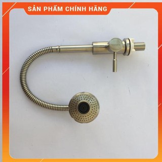 Vòi Rửa Bát Lạnh Cần Mềm Inox304(BH 36 Tháng) .