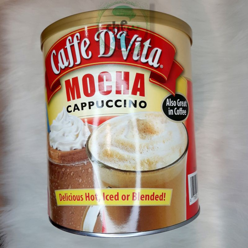 Bột cà phê hòa tan Caffe D’Vita Mocha Cappuccino 1,8kg
