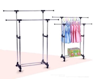 GIÀN PHƠ quần áo  2 TẦNG INOX