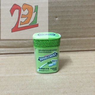 Hũ Kẹo Ngậm Thơm Mát Doublemint Bạc Hà 13g