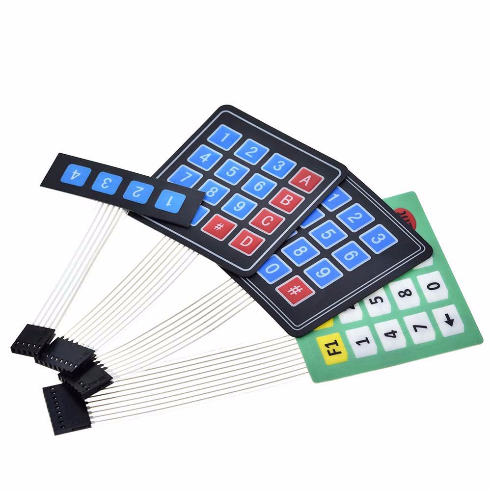 Mô đun công tắc 4*4 4*4 in họa tiết cho Arduino 4 12 16 20 Keypad 1x4 3x4 4x4 4*5