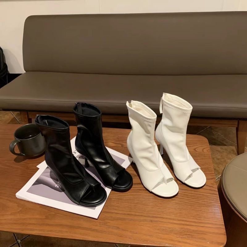 x Boot Xỏ Ngón 9p Hở Mũi Da Mềm Êm Fullbox Cao Cấp