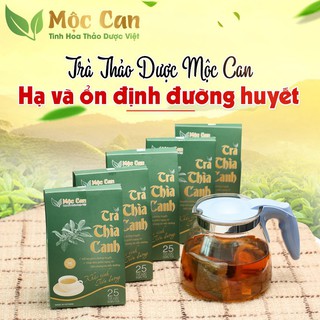 Trà dây thìa canh mộc can 25 túi 5gr giảm đường huyết, phòng ngừa biến chứng tiểu đường