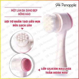 Cọ rửa mặt masage 2 đầu