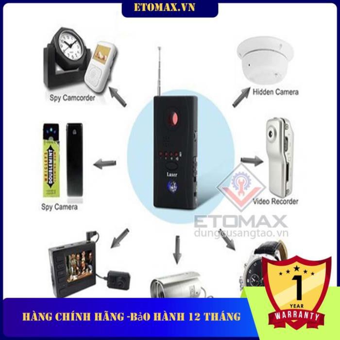 Máy phát hiện thiết bị nghe lén, camera ghi hình CC308+