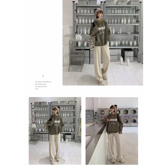 ÁO HOODIE NỮ , ÁO CHUKE CÓ TÚI TRƯỚC CHẤT VẢI MỀM, BÊN TRONG LÓT LÔNG (hàng có sẵn) | BigBuy360 - bigbuy360.vn