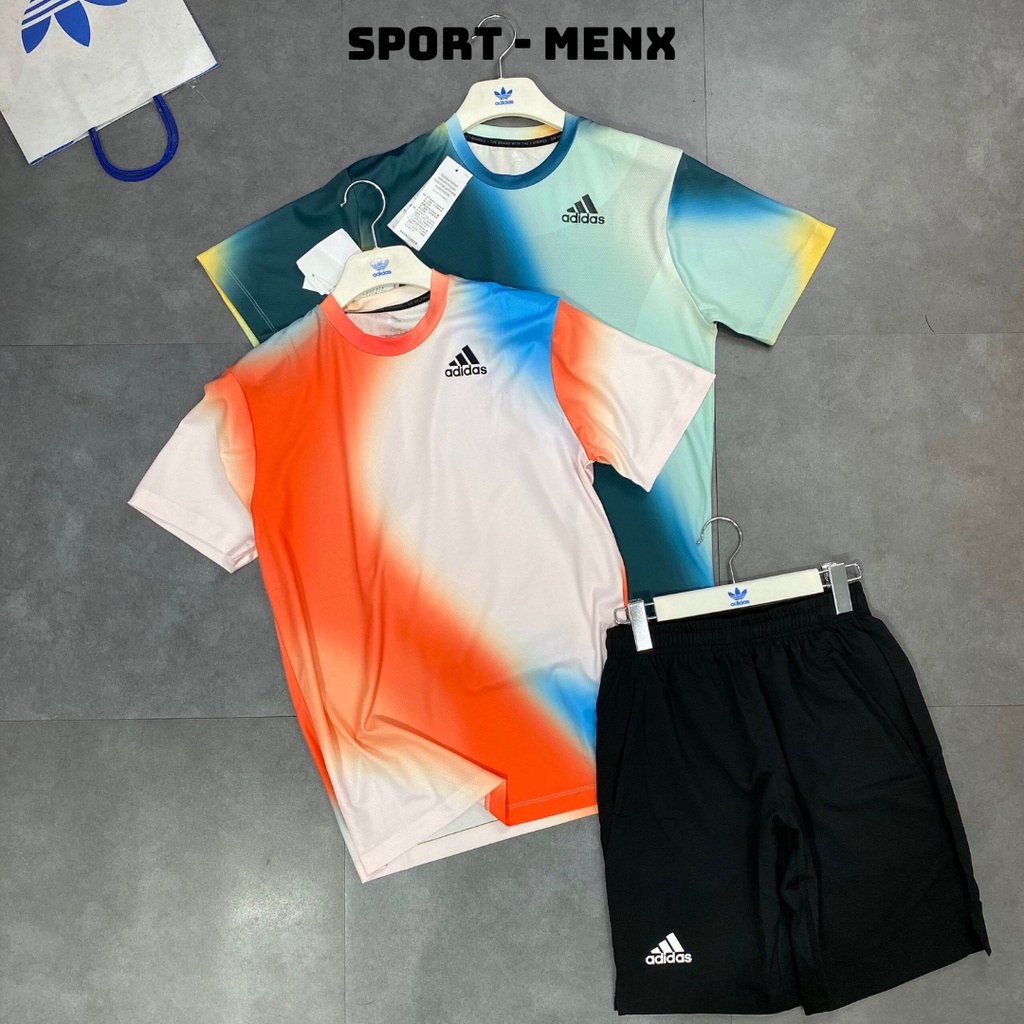 Đồ bộ nam, bộ thể thao nam ADIDAS cao cấp chất liệu Poly xịn form châu Âu chuẩn mã số HU97