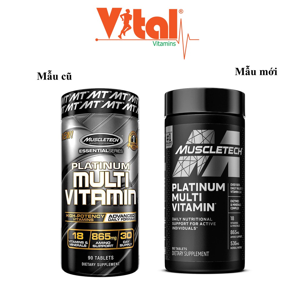Viên Bổ Sung Vitamin Và Khoáng Chất Tổng Hợp Platinum Multivitamin 90 Viên