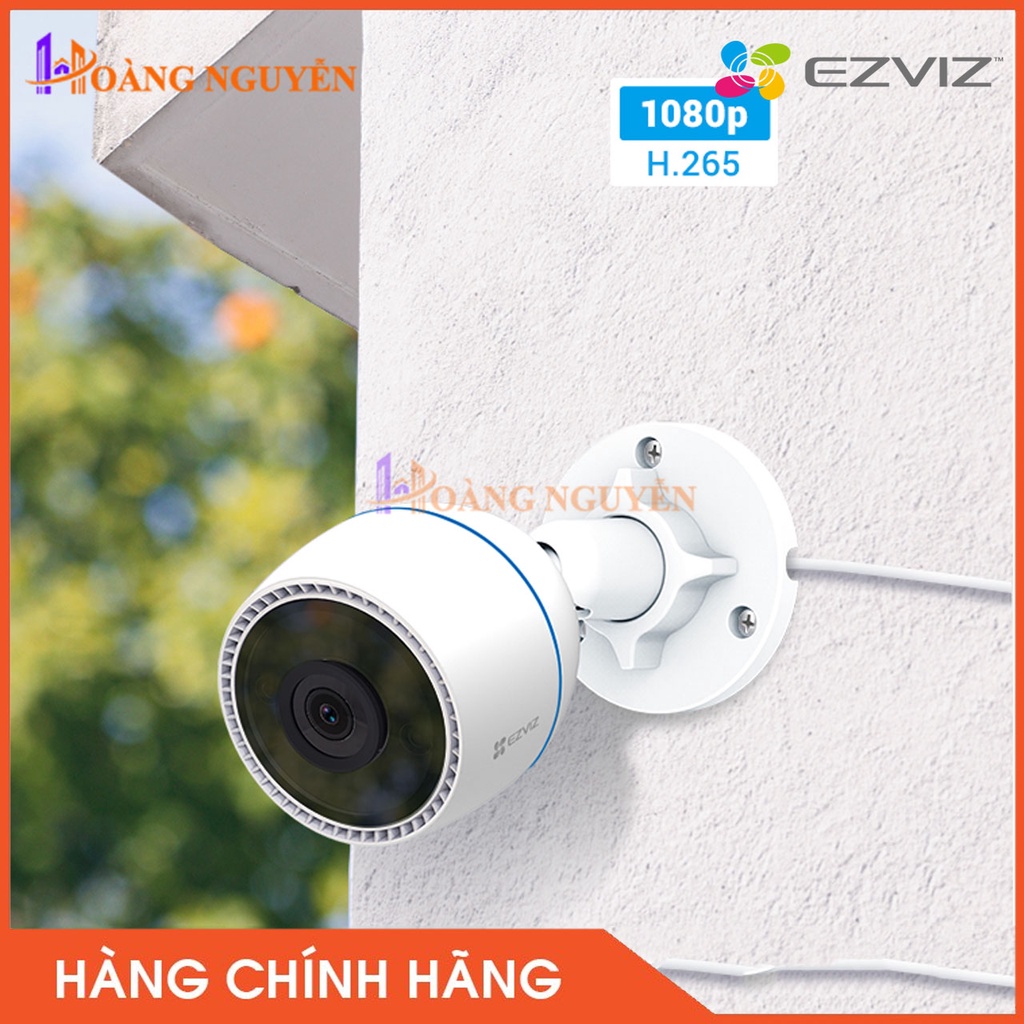 [NHÀ PHÂN PHỐI] Camera Wifi Ngoài Trời, AI Nhận Diện Người Và Vật Ezviz C3TN (2MP, H.265, Color)