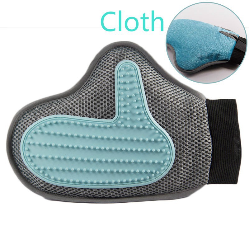 Găng tay chải lông mát xa, đi tắm cho thú cưng