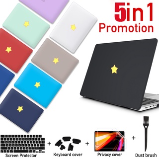 （5 trong 1）Vỏ bảo vệ máy tính Compatible for Macbook Air 15 M2 A2941 2023 Air 13 A2681 Pro 14 16 Retina M1 11 12 13 15 16 kèm vỏ bàn phím và nút chống bụi tiện dụng A1465 A1370 A1534 A1466 A1369 A1932 A2179 A2337-M1 A1706 A1989 A2159 A1708 A2289 A2251