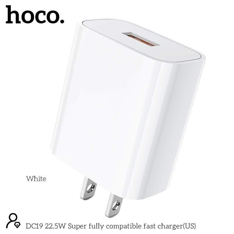 Bộ Sạc Hoco DC19 Micro/Ln/Type-C - Hỗ trợ sạc siêu nhanh QC3.0