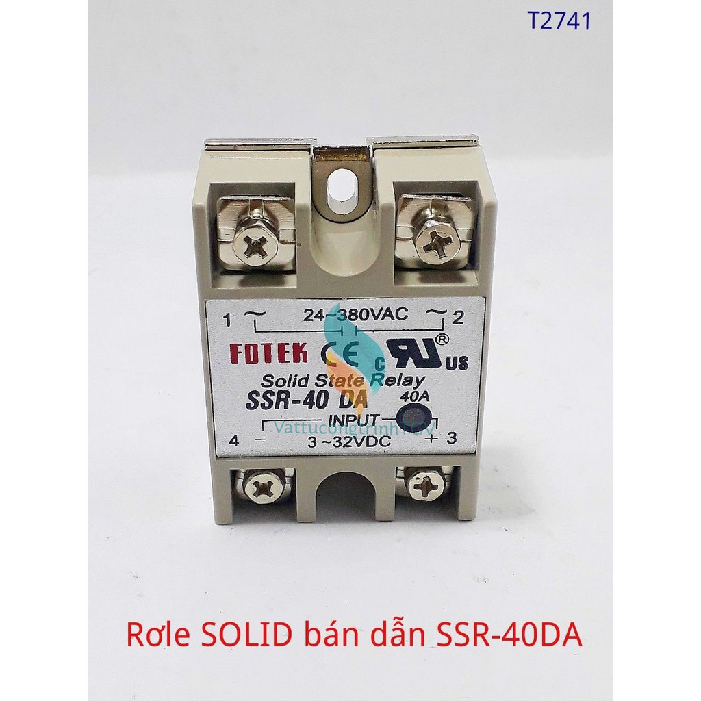 Rơle FOTEK bán dẫn SSR-40 DA