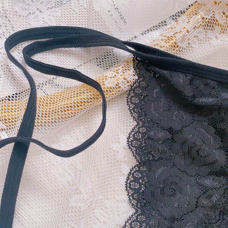 (ảnh thật ) Quần chip ren sexy không đáy hở mông xuyên thấu siêu gợi cảm quyến rũ khiêu gợi -   QD020 KELLYWANG