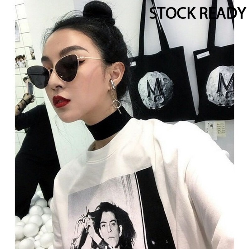 Kính mát mắt mèo gọng kim loại cổ điển chống tia UV400 thời trang hàn quốc cho nam và nữ